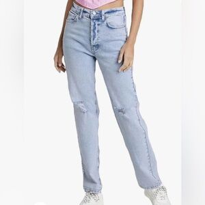 Wild Fable Super High-Rise Straight Jean Light Wash